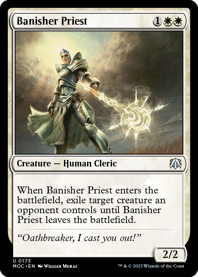 Banisher Priest [March of the Machine Commander] | Gate City Games LLC