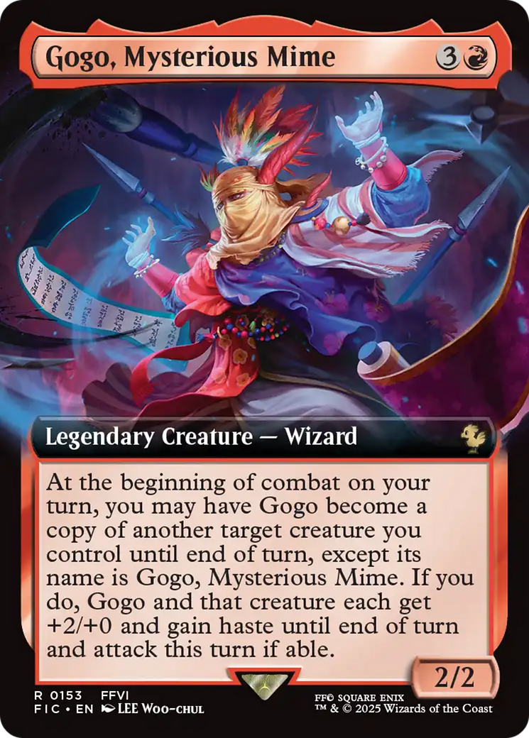 Gogo, Mysterious Mime (Extended Art) [FINAL FANTASY Commander] | Gate City Games LLC