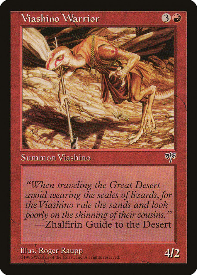 Viashino Warrior [Mirage] | Gate City Games LLC