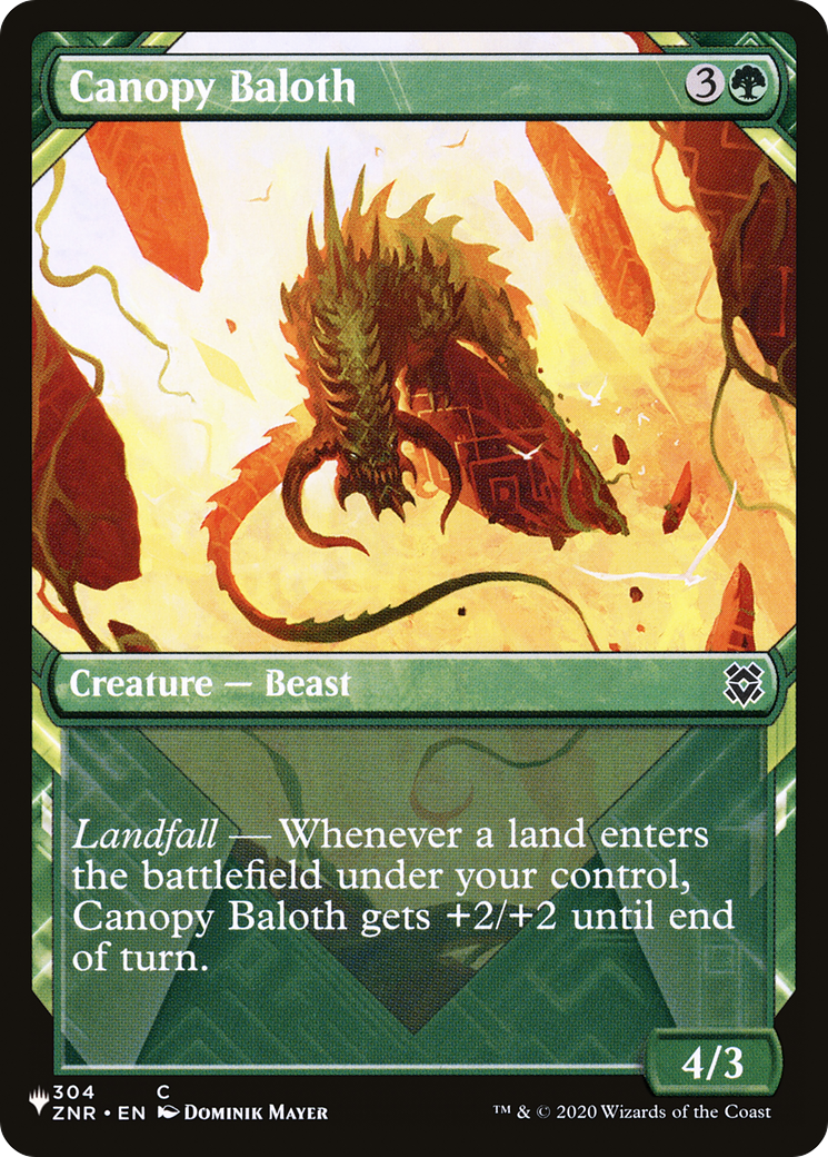 Canopy Baloth (Showcase) [The List] | Gate City Games LLC