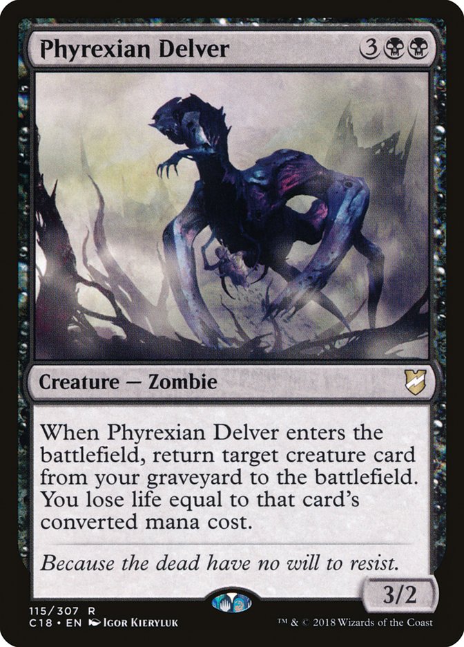Phyrexian Delver [Commander 2018] | Gate City Games LLC