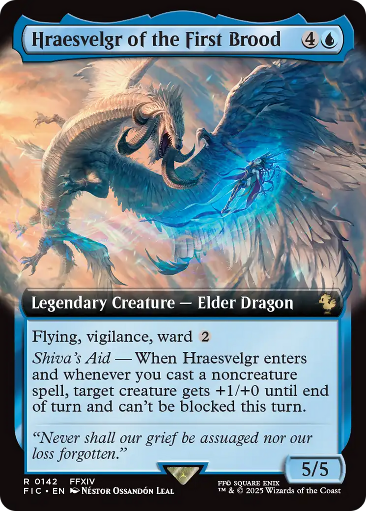 Hraesvelgr of the First Brood (Extended Art) [FINAL FANTASY Commander] | Gate City Games LLC