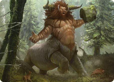 Stonehoof Chieftain Art Card [Commander Masters Art Series] | Gate City Games LLC