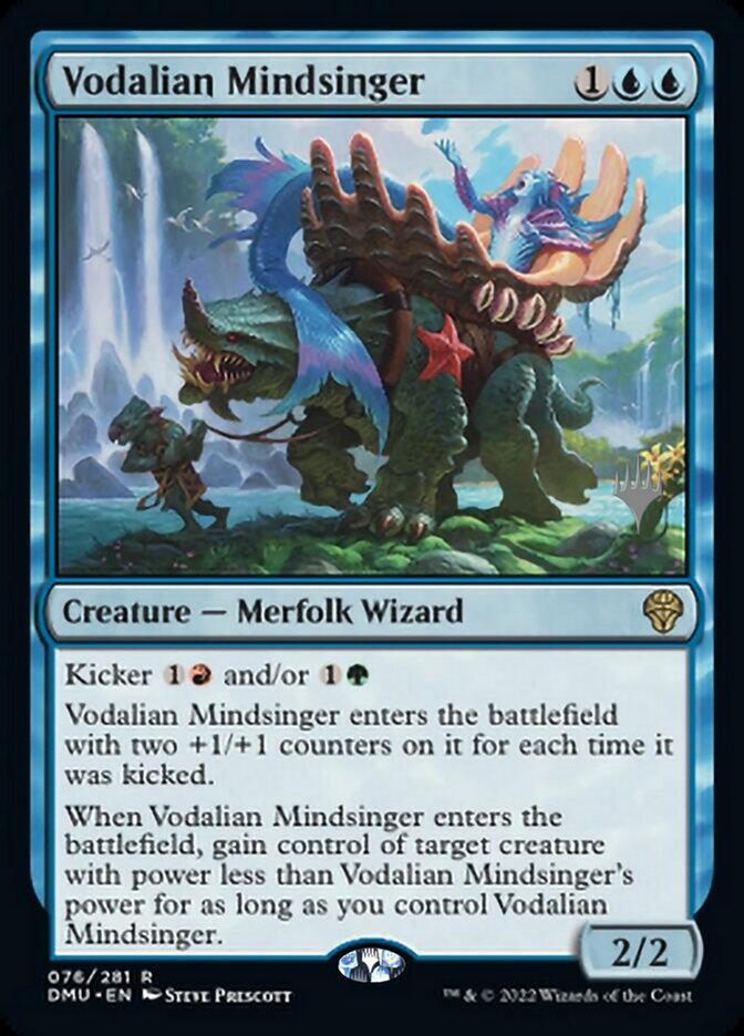 Vodalian Mindsinger (Promo Pack) [Dominaria United Promos] | Gate City Games LLC