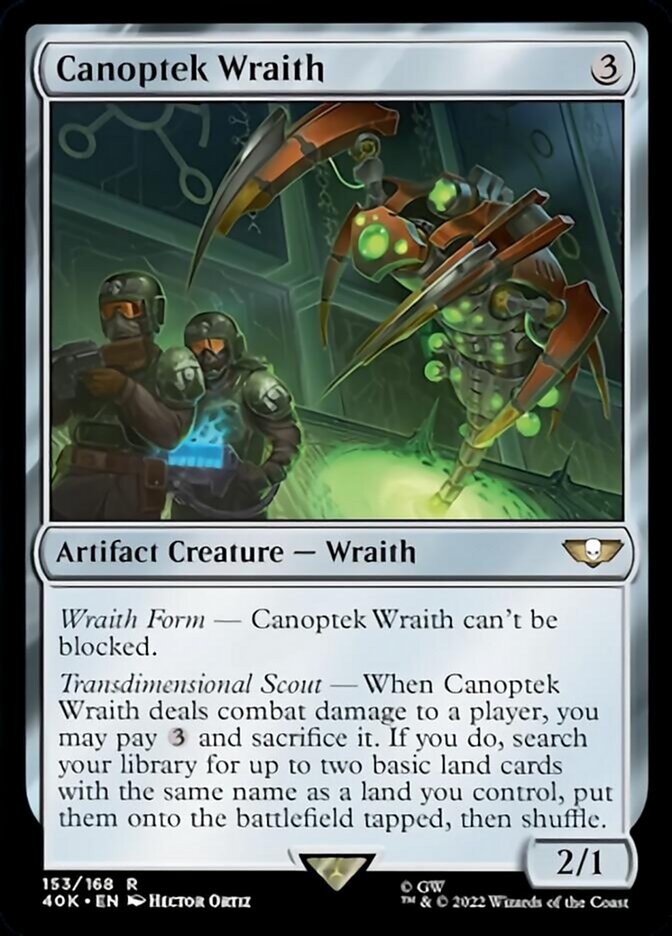 Canoptek Wraith (Surge Foil) [Warhammer 40,000] | Gate City Games LLC