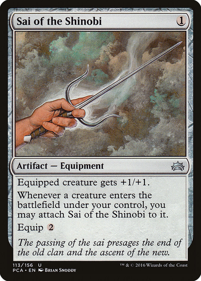 Sai of the Shinobi [Planechase Anthology] | Gate City Games LLC