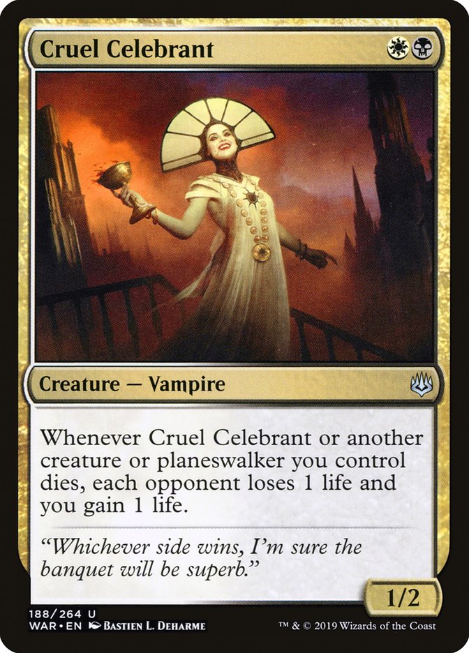 Cruel Celebrant [War of the Spark] | Gate City Games LLC
