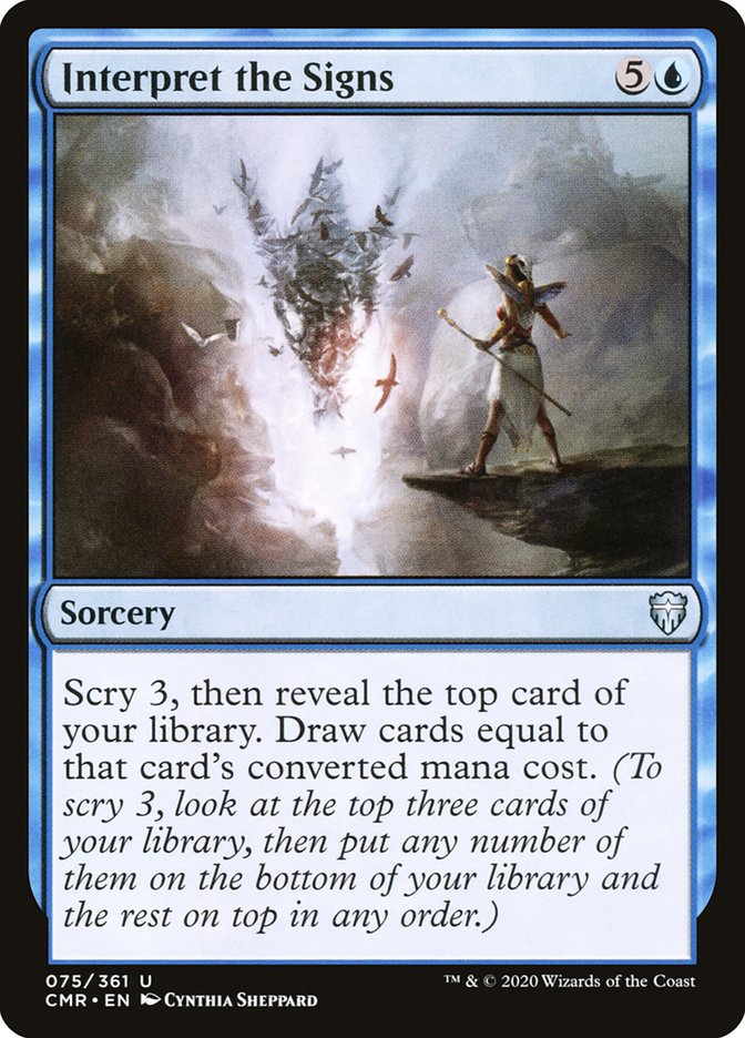 Interpret the Signs [Commander Legends] | Gate City Games LLC