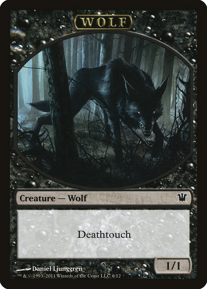 Wolf Token (6/12) [Innistrad Tokens] | Gate City Games LLC