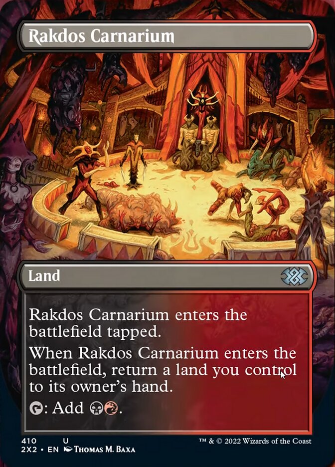Rakdos Carnarium (Borderless Alternate Art) [Double Masters 2022] | Gate City Games LLC
