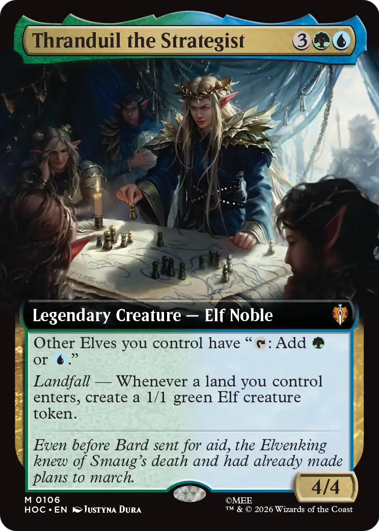 Thranduil the Strategist (Extended Art) [The Hobbit: Eternal-Legal] | Gate City Games LLC