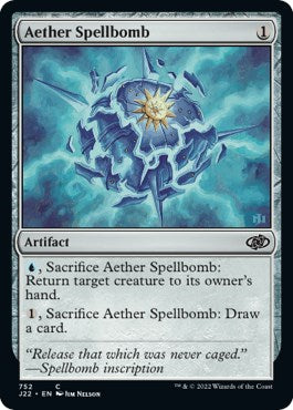 Aether Spellbomb [Jumpstart 2022] | Gate City Games LLC