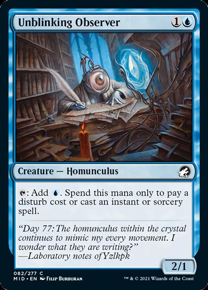 Unblinking Observer [Innistrad: Midnight Hunt] | Gate City Games LLC