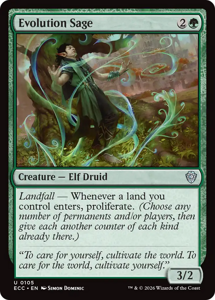Evolution Sage [Lorwyn Eclipsed Commander] | Gate City Games LLC