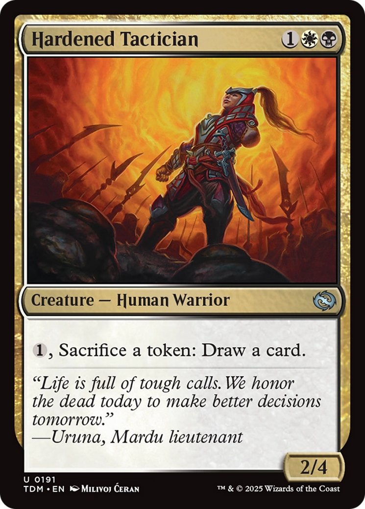 Hardened Tactician [Tarkir: Dragonstorm] | Gate City Games LLC