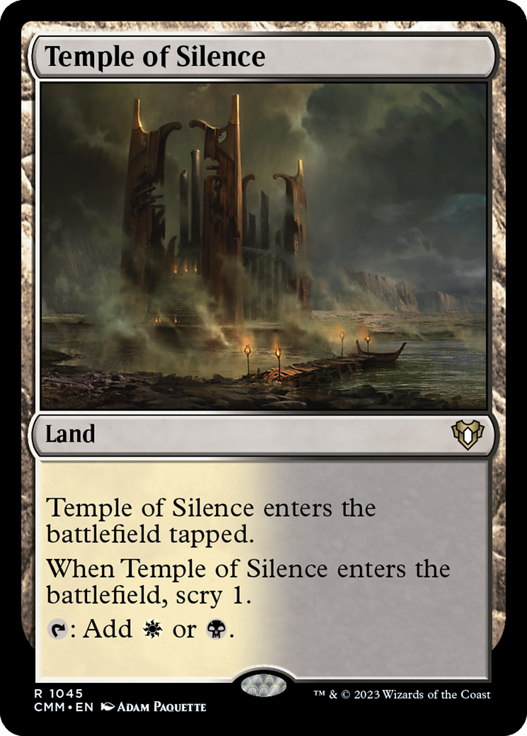 Temple of Silence [Commander Masters] | Gate City Games LLC