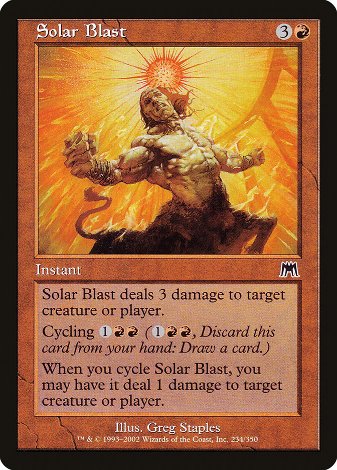 Solar Blast [Onslaught] | Gate City Games LLC