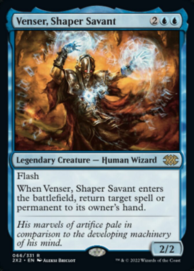 Venser, Shaper Savant [Double Masters 2022] | Gate City Games LLC