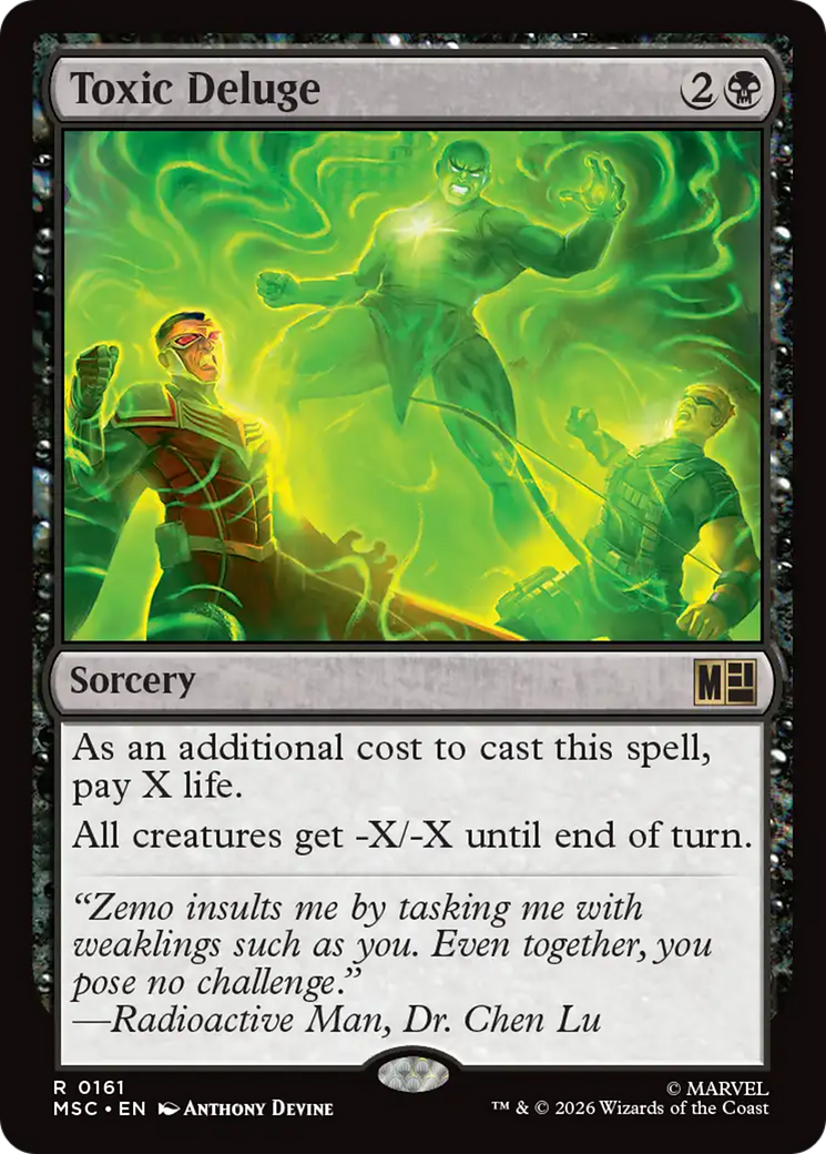 Toxic Deluge (Surge Foil) [Marvel Super Heroes Commander] | Gate City Games LLC