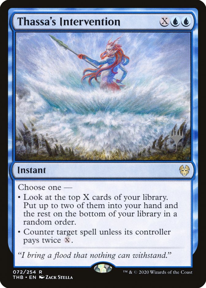 Thassa's Intervention (Promo Pack) [Theros Beyond Death Promos] | Gate City Games LLC