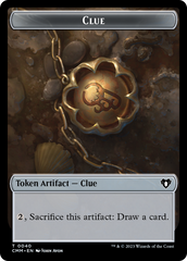 Clue // Emblem - Teferi, Temporal Archmage Double-Sided Token [Commander Masters Tokens] | Gate City Games LLC