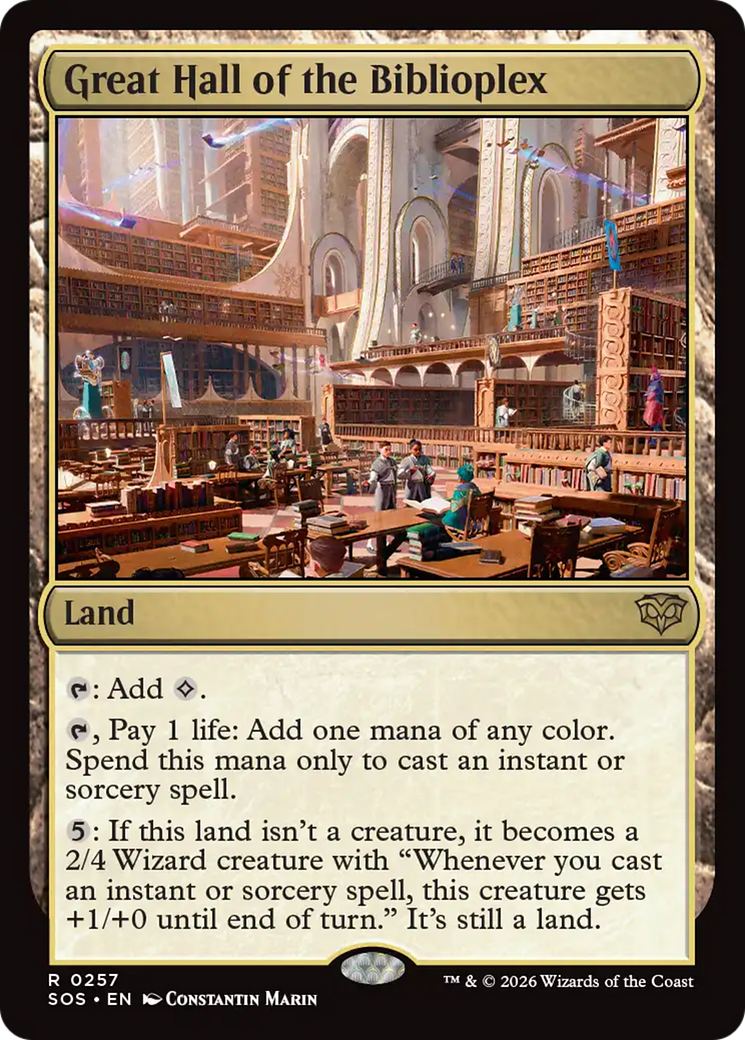Great Hall of the Biblioplex [Secrets of Strixhaven] | Gate City Games LLC
