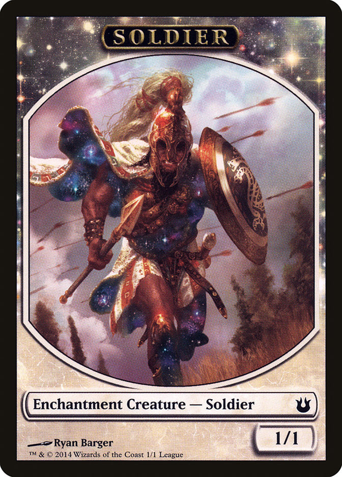 Soldier Token [League Tokens 2014] | Gate City Games LLC