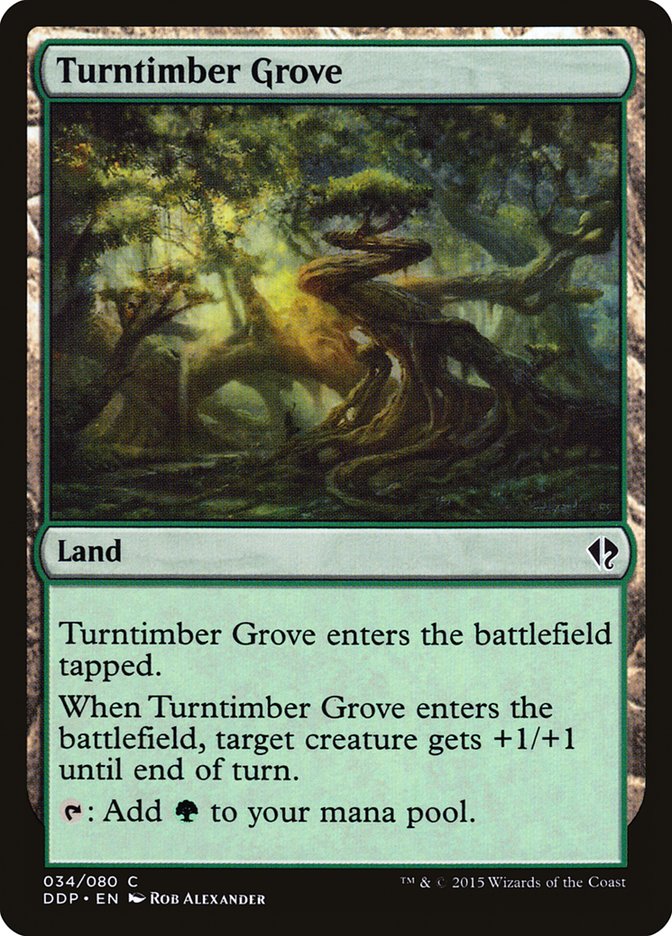 Turntimber Grove [Duel Decks: Zendikar vs. Eldrazi] | Gate City Games LLC