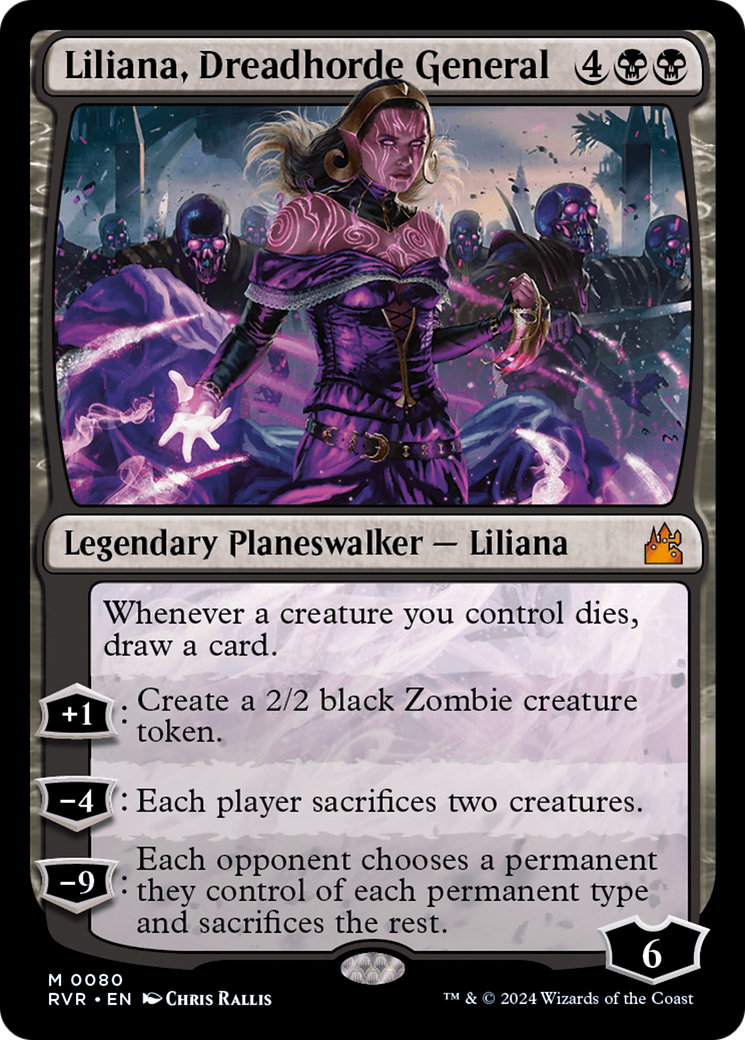 Liliana, Dreadhorde General [Ravnica Remastered] | Gate City Games LLC