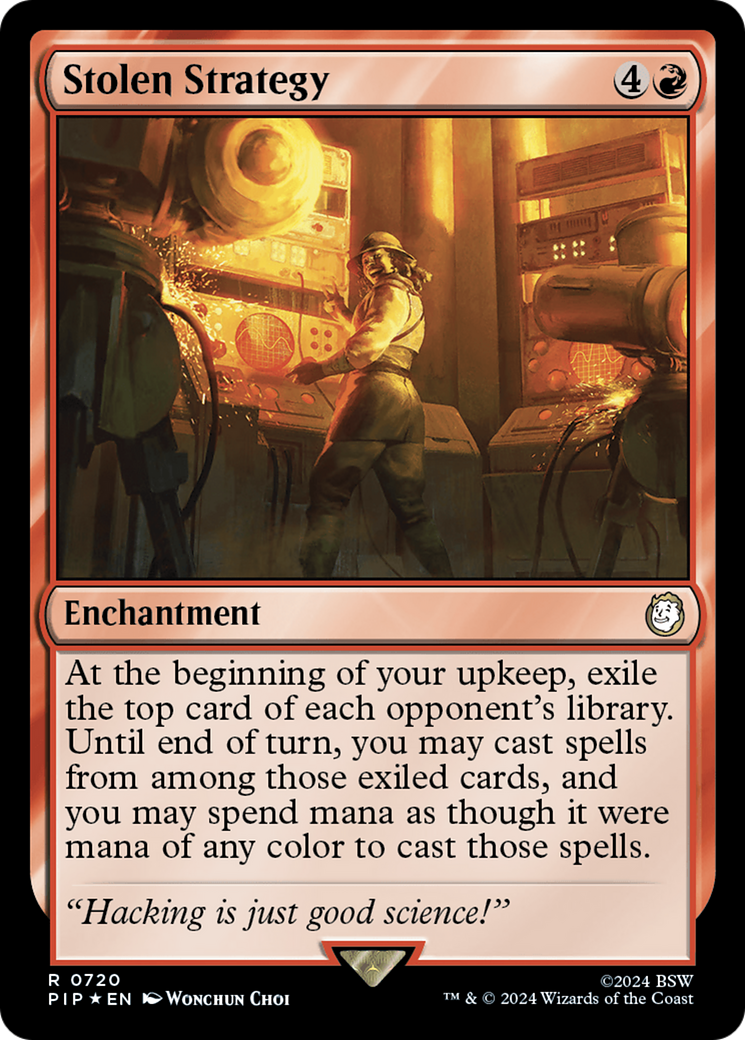 Stolen Strategy (Surge Foil) [Fallout] | Gate City Games LLC