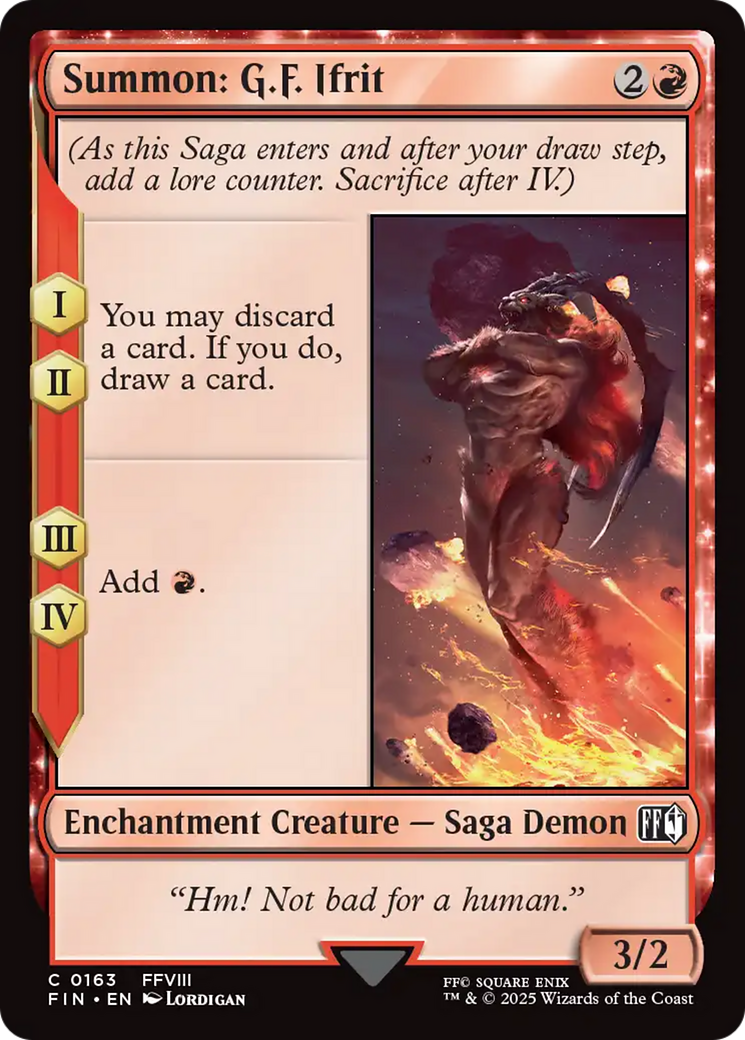 Summon: G.F. Ifrit [FINAL FANTASY] | Gate City Games LLC