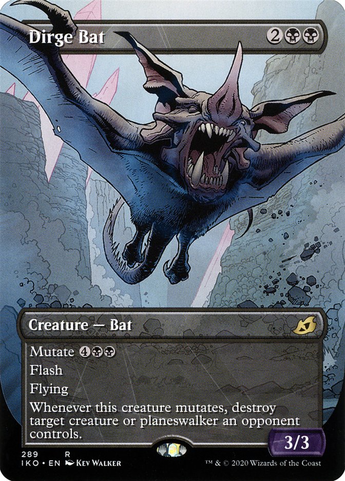 Dirge Bat (Showcase) [Ikoria: Lair of Behemoths] | Gate City Games LLC