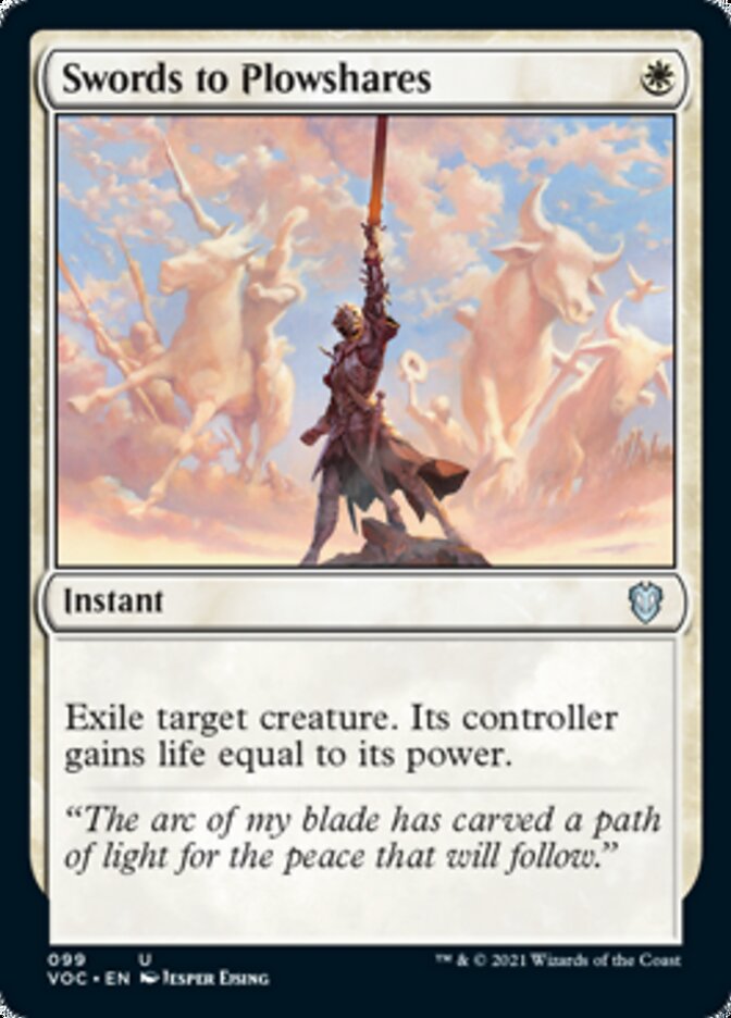 Swords to Plowshares [Innistrad: Crimson Vow Commander] | Gate City Games LLC