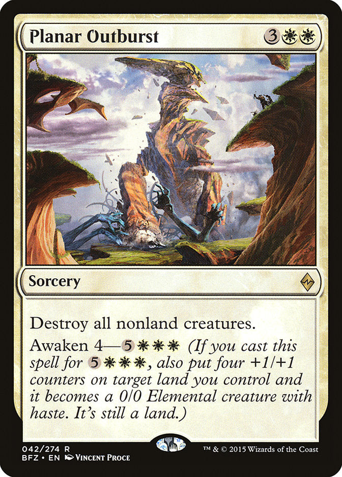 Planar Outburst [Battle for Zendikar] | Gate City Games LLC