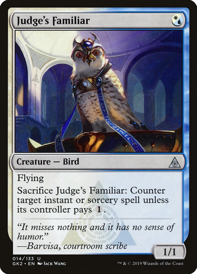 Judge's Familiar [Ravnica Allegiance Guild Kit] | Gate City Games LLC