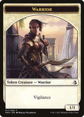 Horse // Warrior Double-Sided Token [Hour of Devastation Tokens] | Gate City Games LLC