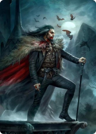 Dracula, Blood Immortal Art Card [Innistrad: Crimson Vow Art Series] | Gate City Games LLC