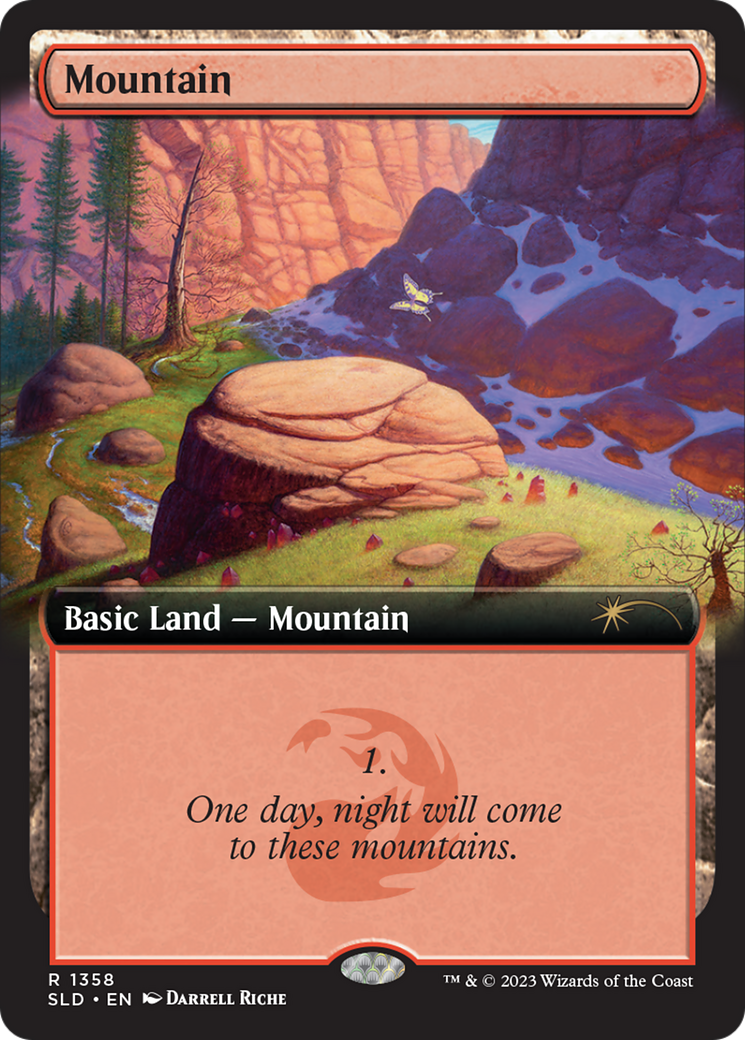 Mountain (1358) [Secret Lair Drop Series] | Gate City Games LLC