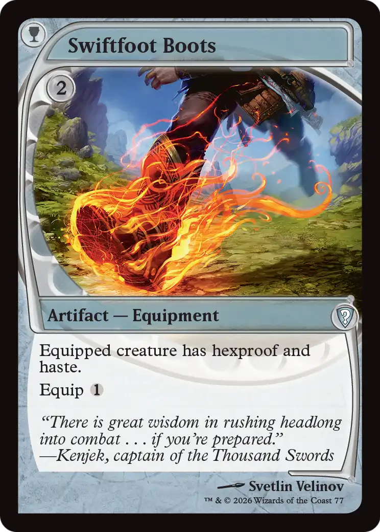 Swiftfoot Boots (Future Sight) [Mystery Booster: Commander Edition] | Gate City Games LLC