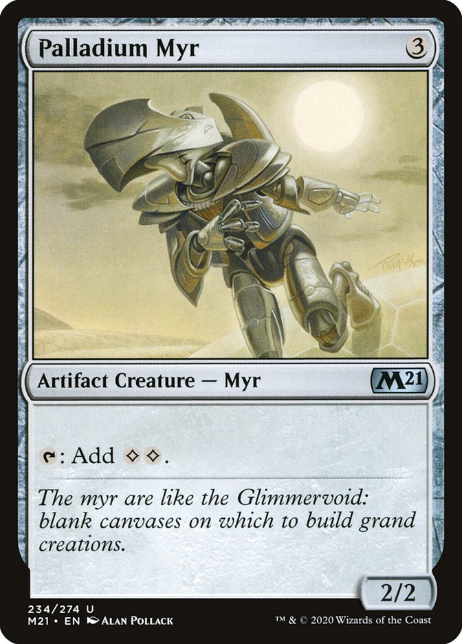 Palladium Myr [Core Set 2021] | Gate City Games LLC