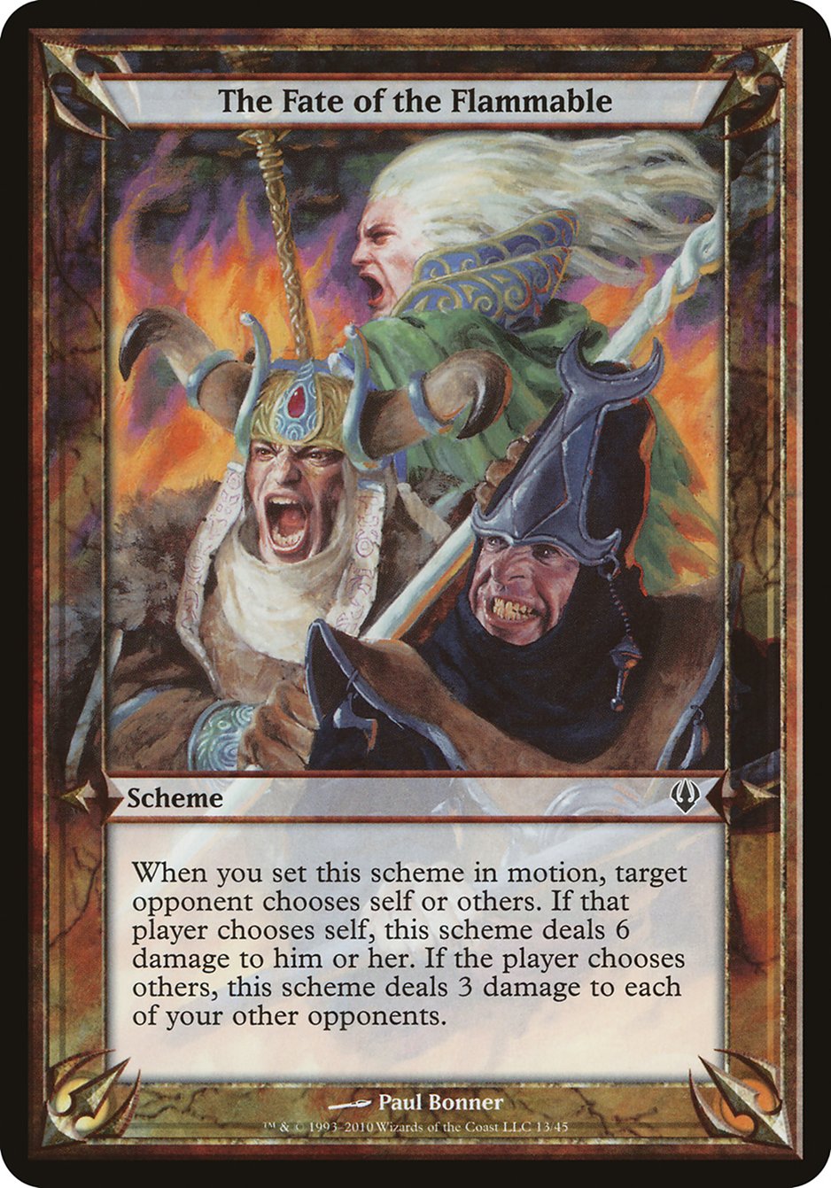The Fate of the Flammable (Schemes) [Archenemy Schemes] | Gate City Games LLC