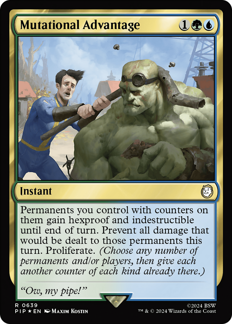 Mutational Advantage (Surge Foil) [Fallout] | Gate City Games LLC