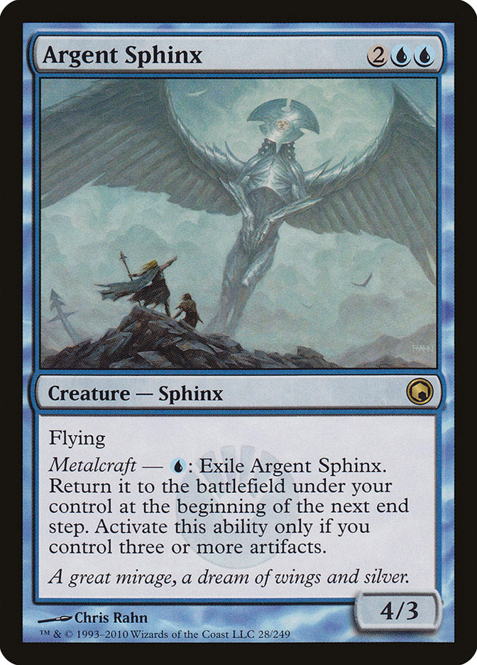 Argent Sphinx [Scars of Mirrodin] | Gate City Games LLC