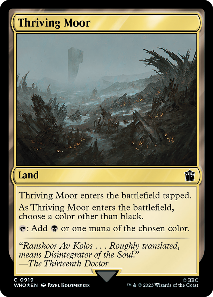 Thriving Moor (Surge Foil) [Doctor Who] | Gate City Games LLC