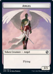 Wolf // Angel Double-Sided Token [Dungeons & Dragons: Adventures in the Forgotten Realms Tokens] | Gate City Games LLC