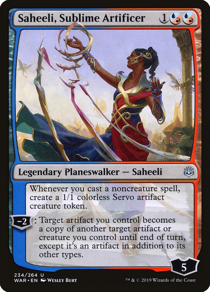 Saheeli, Sublime Artificer [War of the Spark] | Gate City Games LLC