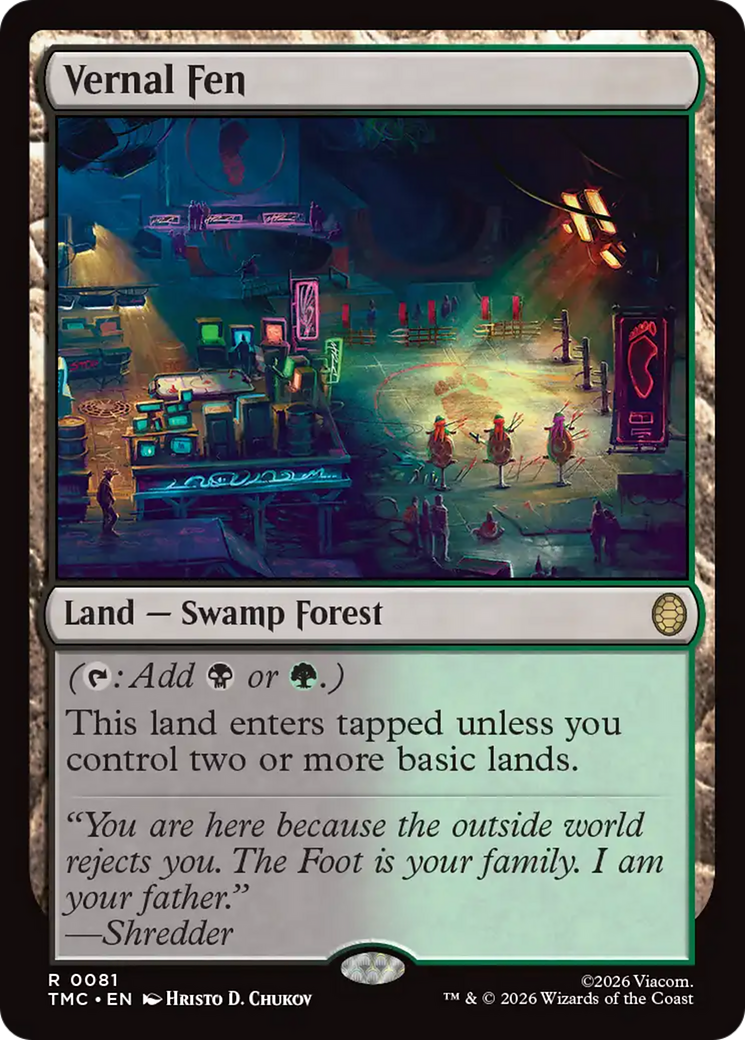 Vernal Fen [Teenage Mutant Ninja Turtles Commander] | Gate City Games LLC
