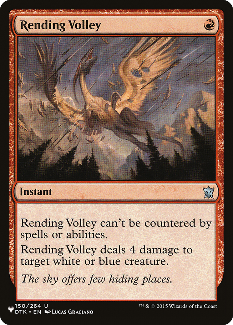 Rending Volley [The List] | Gate City Games LLC