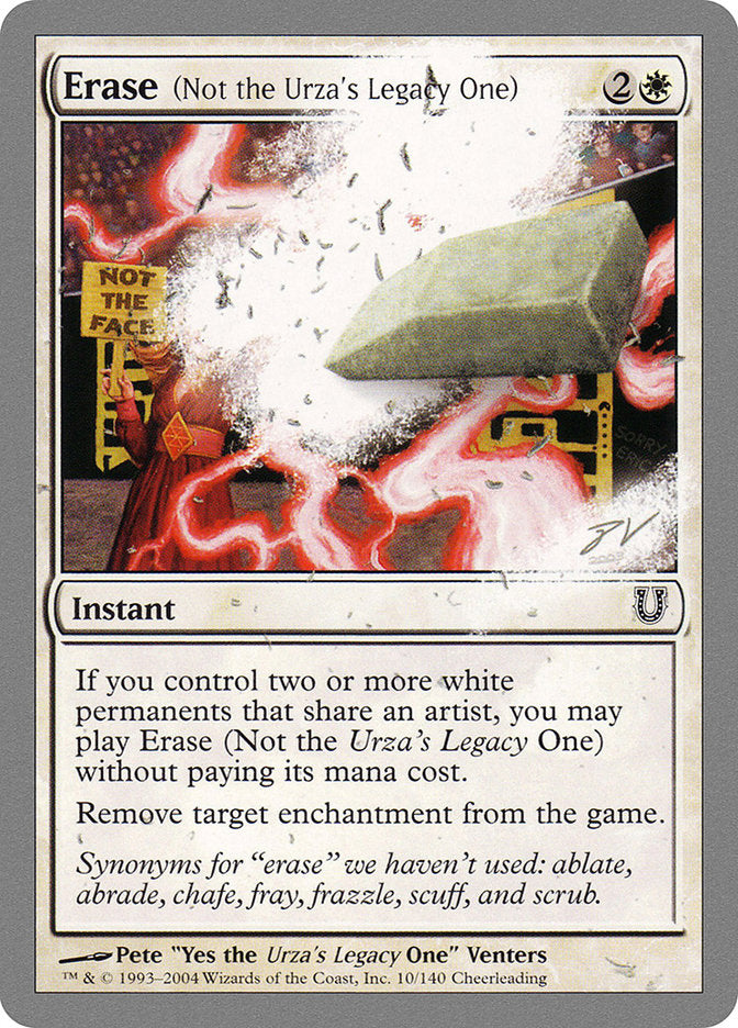 Erase (Not the Urza's Legacy One) [Unhinged] | Gate City Games LLC