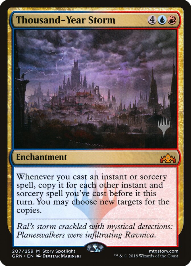 Thousand-Year Storm (Promo Pack) [Guilds of Ravnica Promos] | Gate City Games LLC